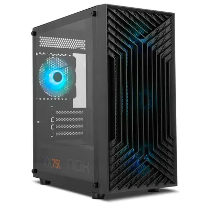 Nox Infinity Epsilon ARGB M-ATX gehärtetes Glas USB 3.0 schwarz