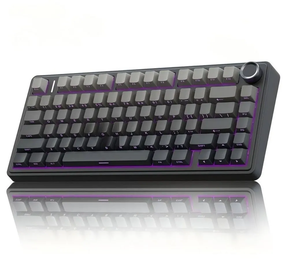 nsihing AULA F75 Mechanische Gaming Tastatur, RGB, Hot Swap, kabellos Gaming-Tastatur