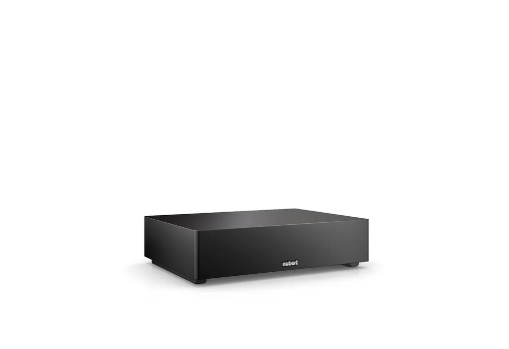 Nubert nuSub XW-800 slim Subwoofer (Bluetooth, X-Connect, X-Connect Surround, 180 W, Schlanker, Aktiver Downfire-Subwoofer)