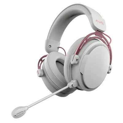Kabelgebundene Gaming-Kopfhörer NUBI NH1 USB-C mit abnehmbarem Mikrofon und EQ-Modi Roségold