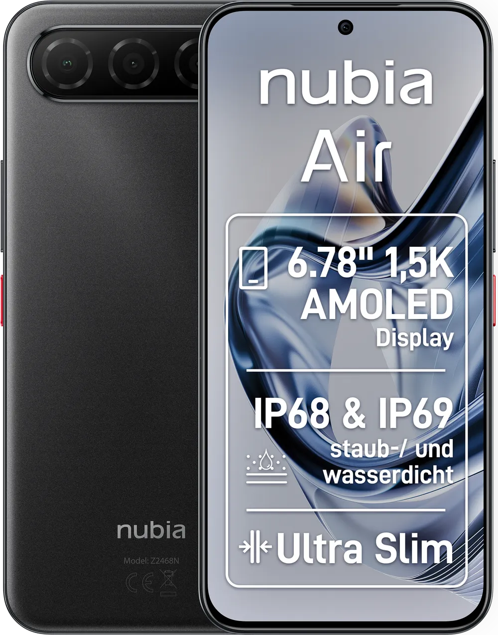 Air 5G 8GB + 256GB Black Smartphone
