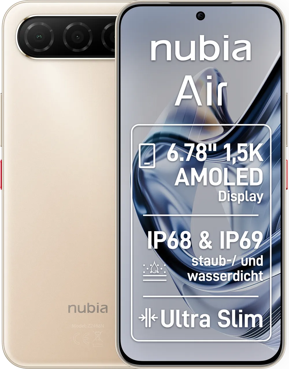 Air 5G 8GB + 256GB Gold Smartphone