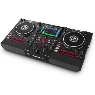 DJ Controller Numark Mixstream Pro Plus Wi-Fi Streaming Lautsprecher 7 Zoll Touchscreen