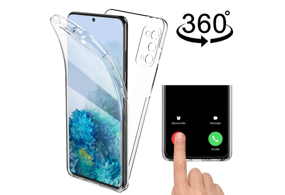 Numerva Handyhülle Anti Scratch Handyhülle für Samsung Galaxy S21, 360 Grad Schutz Hülle Display Kamera Schutz Cover Case