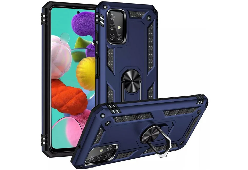 Numerva Handyhülle Schutz Hülle für Samsung Galaxy A52 / A52 5G, Outdoor Case Panzer Hülle Bumper Cover