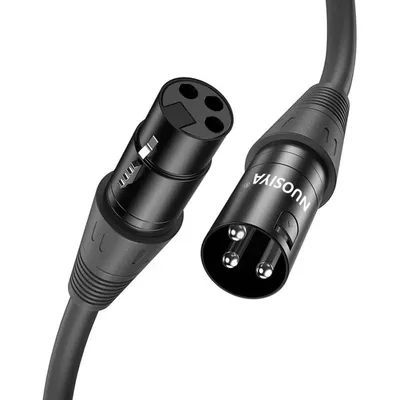 Audio Kabel XLR Nuosiya 1 m 2 Stück Kupfer frei von Sauerstoff