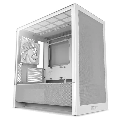 NZXT H9 H3 Flow Weiß Midi Tower PC Micro ATX Mini-ITX Mesh SGCC Tempered Glass