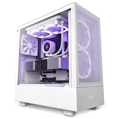 NZXT H5 Flow Midi Tower Weiß