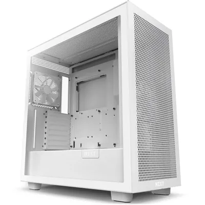 NZXT H7 Flow Tempered Glass USB 3.2 Weiß