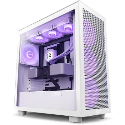 NZXT H7 Flow RGB Midi Tower Weiß
