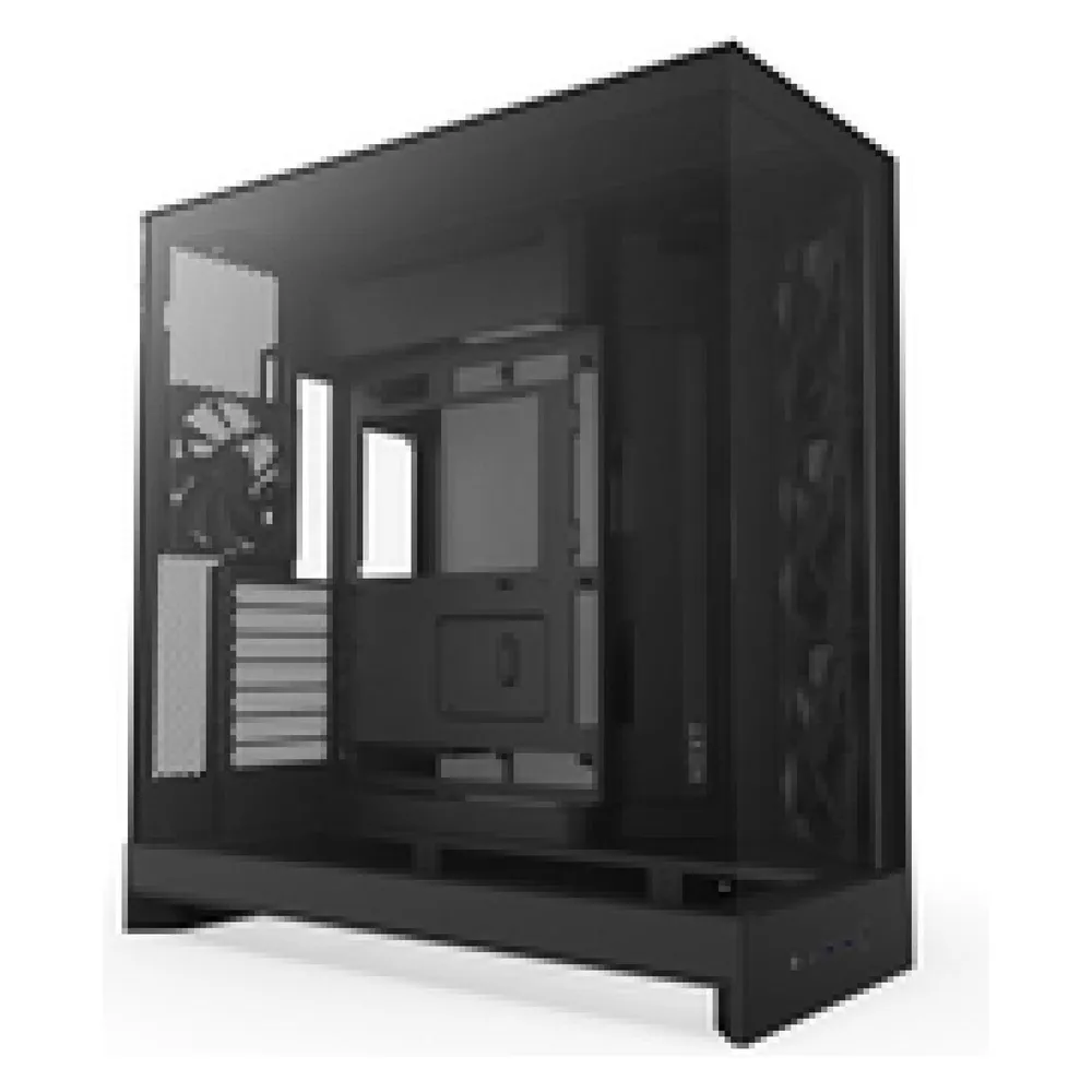 NZXT H9 Flow Midi Tower PC Schwarz ATX EATX Micro ATX Mini-ITX Mesh Glas 16