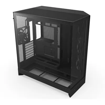 NZXT H9 Flow Midi Tower PC Schwarz ATX EATX Micro ATX Mini-ITX Mesh Glas 16,5 cm