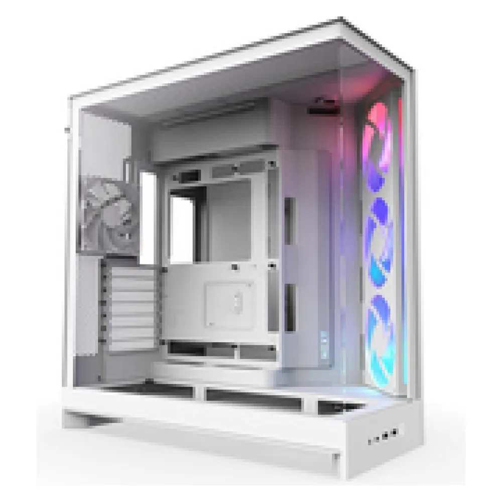 NZXT H9 Flow RGB Weiß Midi Tower PC ATX EATX Micro ATX Mini-ITX 16