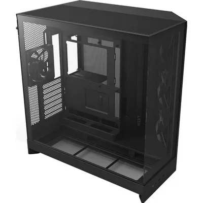 PC Gehaeuse NZXT H9 Flow ATX Dual-Chamber Glas