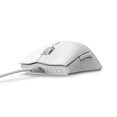 Maus NZXT Lift 2 Symm USB Typ-A 26000 DPI Weiß Gaming Ergonomisch