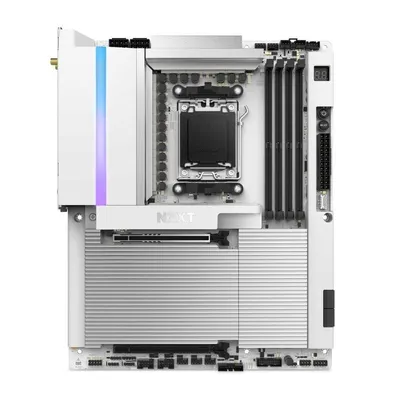 Motherboard NZXT N9 X870E X870E AM5 DDR5 ATX WiFi 7 5GbE RGB Weiß