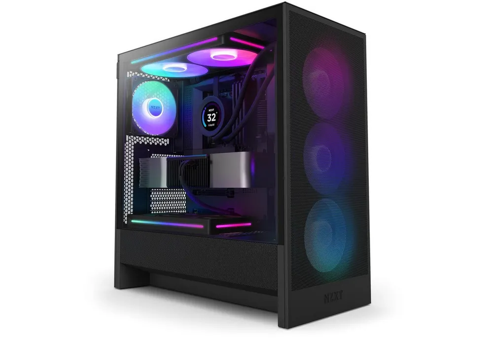 NZXT PC-Gehäuse H5 Flow RGB (2024) - All Black