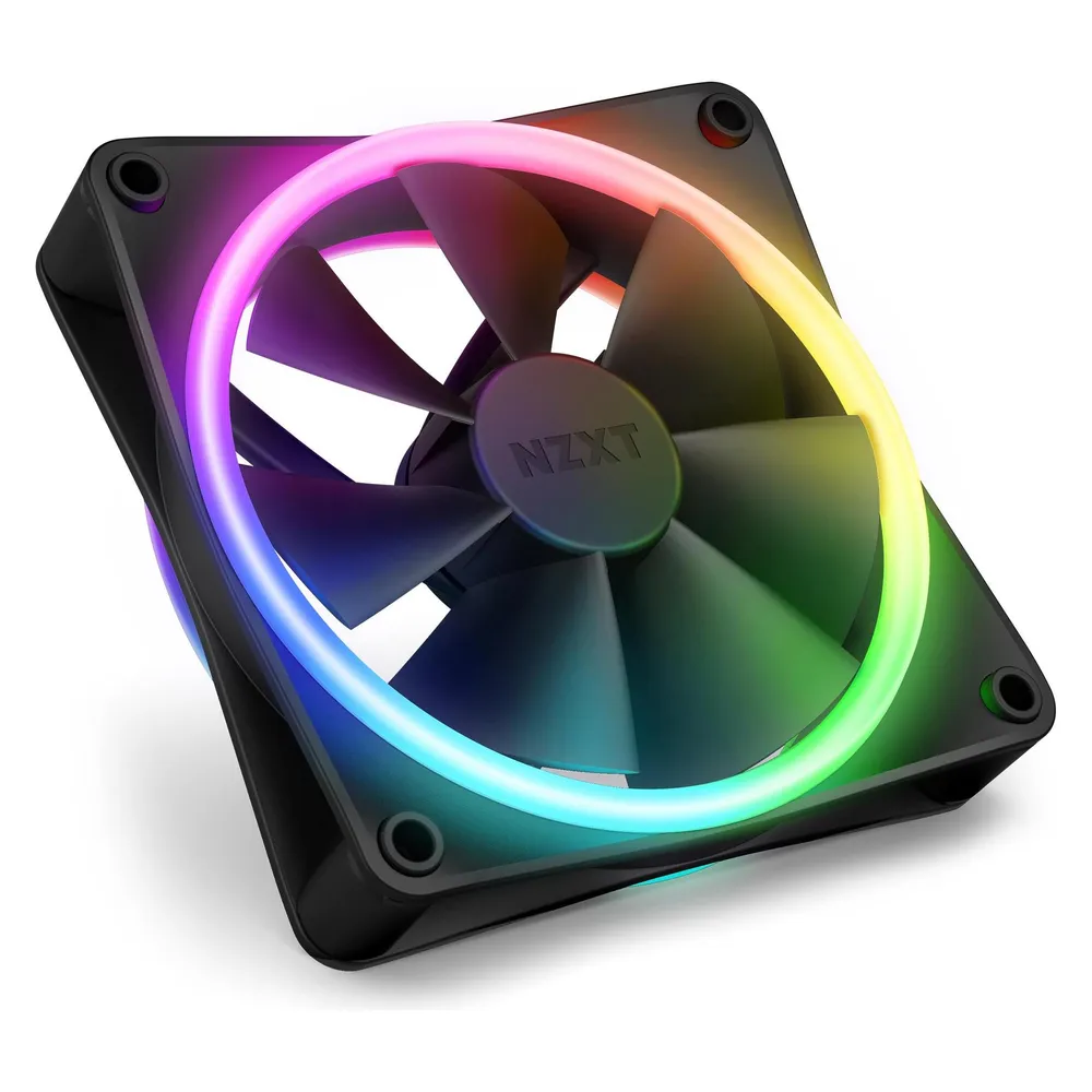 Ventilador suplementario NZXT F120 RGB Duo 120mm PWM 20 LED Doppelring RGB