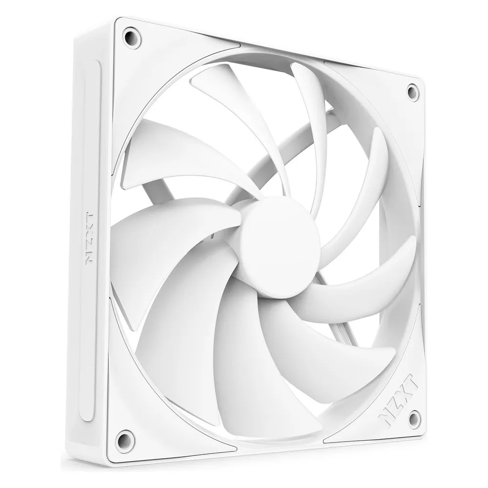 Kühlung Luft NZXT 140 mm Weiß F140Q PWM Lager FDB Leise