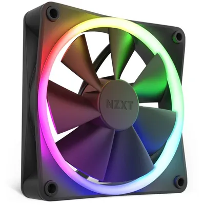 NZXT F120 Zusätzlicher RGB-Lüfter 120 mm Schwarz