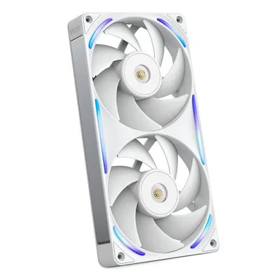 Ventilator-Zusatz NZXT F240X 240mm 3100RPM RGB Weiß mit PWM und FDB-Lager