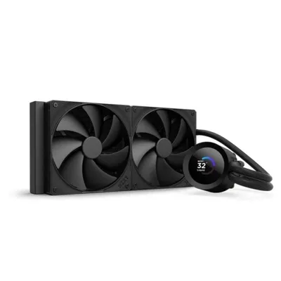 Refrigeración Líquida NZXT Kraken Plus 280mm 2 Lüfter Display TFT PWM Schwarz
