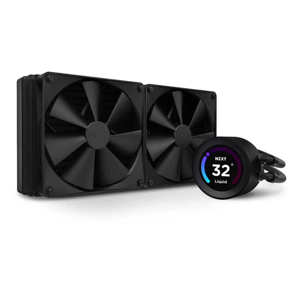 Flüssigkeitskühlung NZXT Kraken Elite 280 2 Lüfter LCD-Display