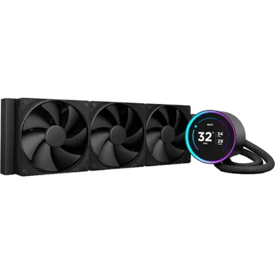 NZXT Kraken Elite 360 Flüssigkeitskühlsatz mit 360-mm-IPS-Display, Schwarz