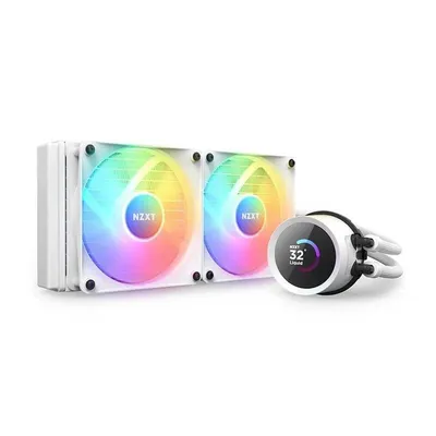 Flüssigkeitskühlung NZXT Kraken 240 RGB 240mm 2 Lüfter Weiß
