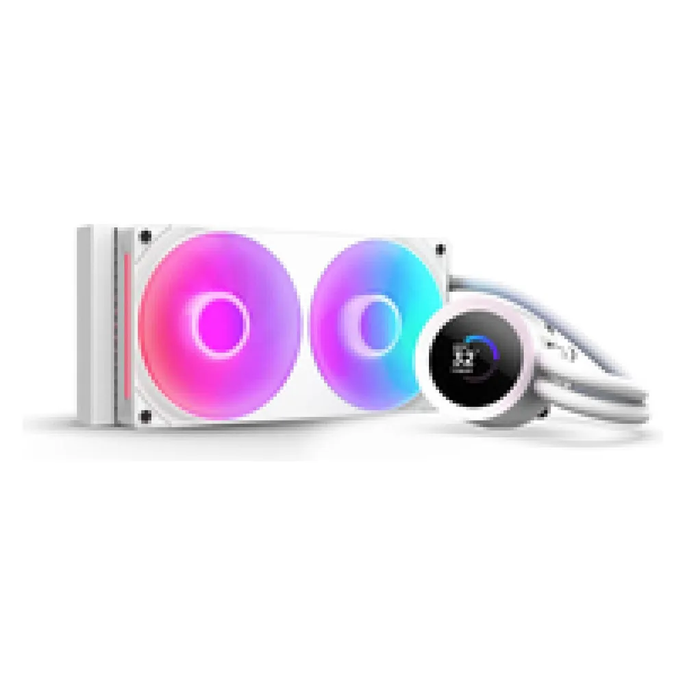 Refrigeración Líquida NZXT Kraken Plus RGB 240mm 2 Ventiladores Weiß LED TFT