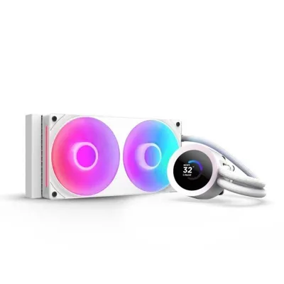 Refrigeración Líquida NZXT Kraken Plus RGB 240mm 2 Ventiladores Weiß LED TFT