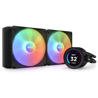 Flüssigkeitskühlung NZXT Kraken Elite 280 RGB 280mm 2 Lüfter Schwarz