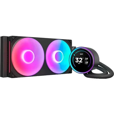 NZXT Kraken Elite 280 RGB Flüssigkeitskühlsatz mit 280-mm-IPS-Display, schwarz