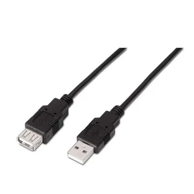 USB-Kabel OcioDual A101-0017 3 m USB 2.0 Typ A Stecker-Buchse Schwarz