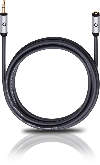 Audiokabel 3,5 Klinke auf 3,5 Klinkenbuchse, 3 m (60034)