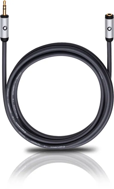 Audiokabel 3,5 Klinke auf 3,5 Klinkenbuchse, 5 m (60036)