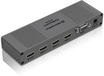 Highway Switch mit Receiver, BluRay Player, Spielekonsole Eingänge HDMI Switch