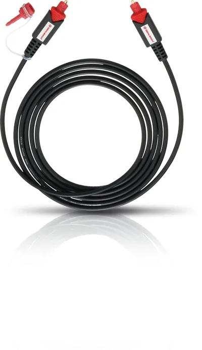 Hochwertiges optisches Digitalkabel schwarz 1,5m