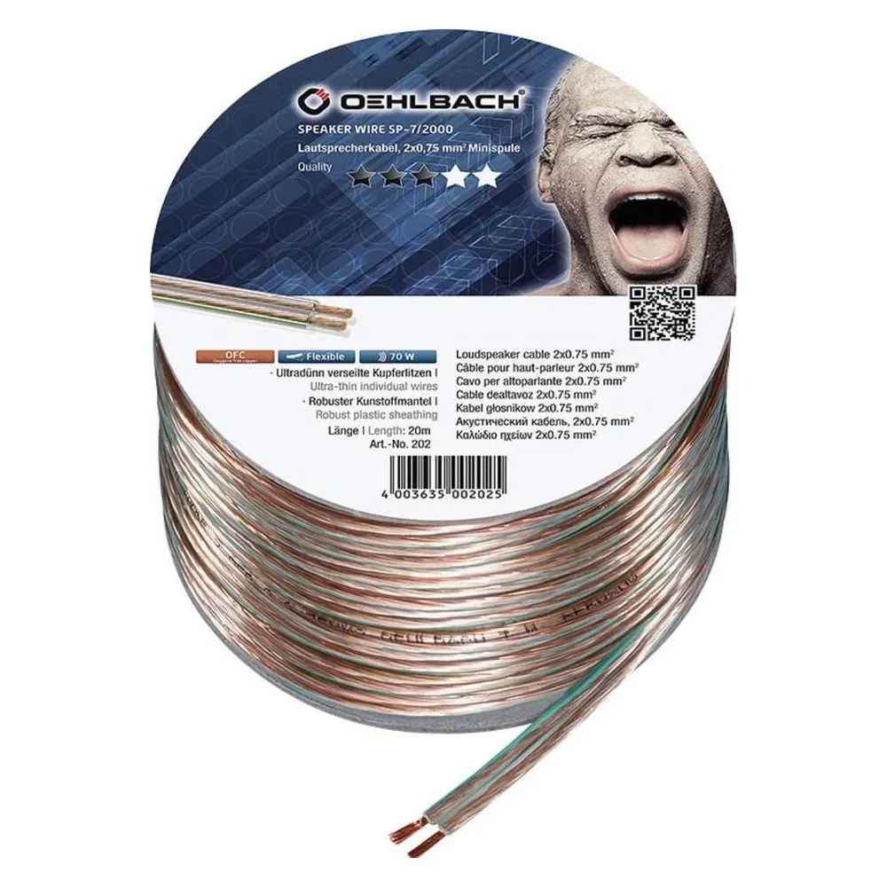 Lautsprecherkabel Speaker Wire SP-7 2000 20m
