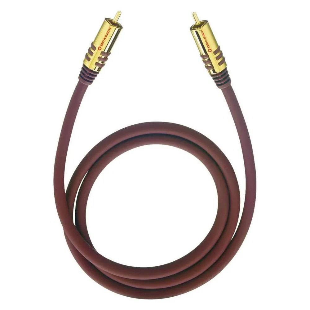 NF Subwooferkabel NF Sub cinch/cinch mono Bordeaux 1,0 m