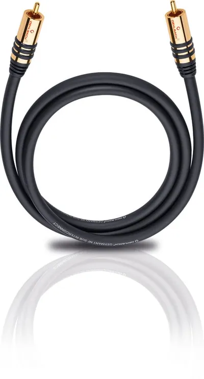 NF Subwooferkabel NF Sub cinch/cinch mono Schwarz 2,0 m (D1C21532)