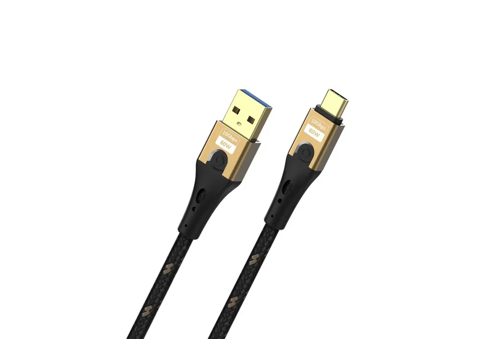 OEHLBACH Primus AC USB-Kabel, USB 3.2 Gen 1 Typ-A, USB Typ-C (50 cm), Anschlusssockel
