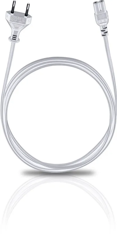 Powercord C 7 white 500 Netzkabel