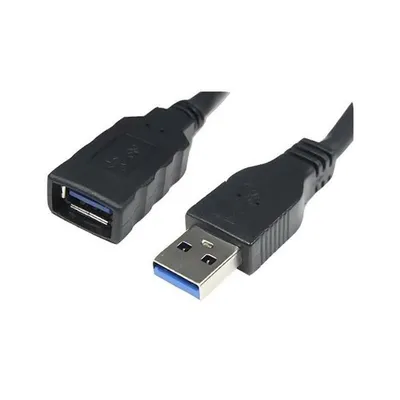 USB 3.0-Kabel USB AM/AH-Verlängerung 2 m Schwarz