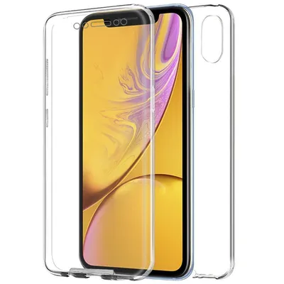 Transparente 3D-Silikonhülle für iPhone XR