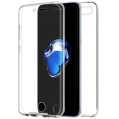 Transparente 3D-Silikonhülle für iPhone 7/8