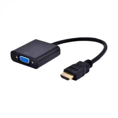 Gembird A-HDMI-VGA-03 Videokabel-Adapter 0,15 m HDMI Typ A (Standard) VGA (D-Sub) Schwarz