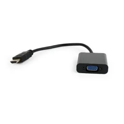 Gembird A-HDMI-VGA-04 Videokabel-Adapter 0,15 m VGA (D-Sub) HDMI Typ A (Standard) Schwarz