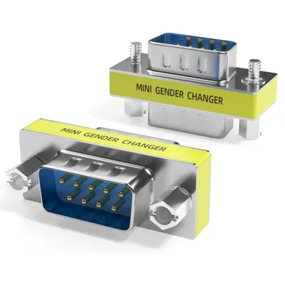 RS232 DB9 Seriell Adapter Männlich-Männlich Grau Valueline GCM-9M9M RS232 DB9 Seriell Adapter Männlich-Männlich Grau Valueline GCM-9M9M