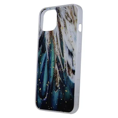 OEM Gold Glam Hülle für Samsung Galaxy A15 5G Federn